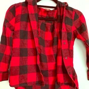 Flannel size 10/12 m kids